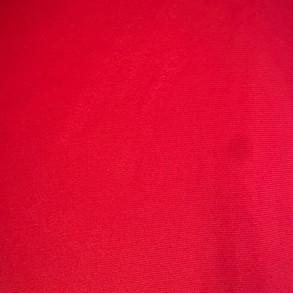 Attitudes By Renee Red/Pink Long Asymmetrical Pleated In Back  3/4 Sleeves Sz L. - Picture 11 of 13